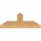 Ekena Millwork Portland Timber Gable Bracket, Western Red Cedar, 36"W x 16"H x 3 1/2"D x 5 1/2"F, 11/12 Pitch GBW036X16X0406POR00SWR - alternate 5